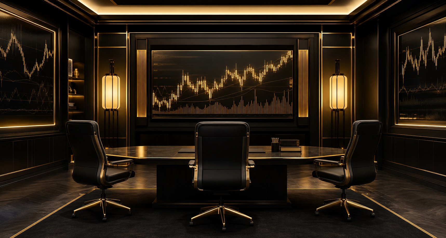 Zenith Academy mentor room prepared for a live educational market session