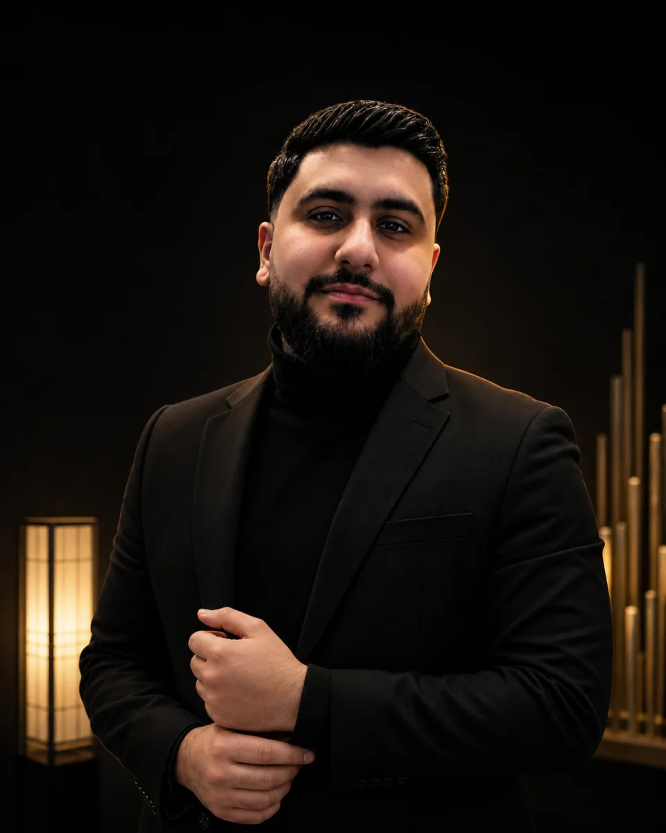 Portrait of Ammar Alshekh Ahmad from the Zenith Academy team